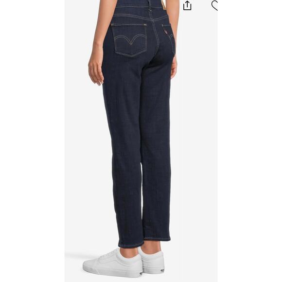 Levi’s women classic straight jeans in Cobalt Haze. Size 4 - Picture 2 of 8